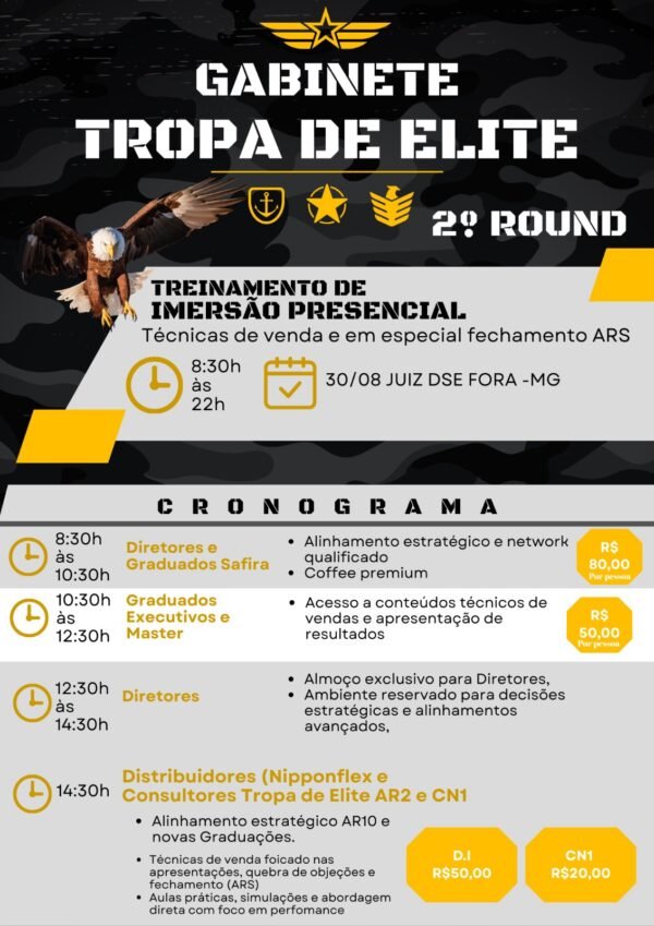 Gabinete Tropa de Elite MG